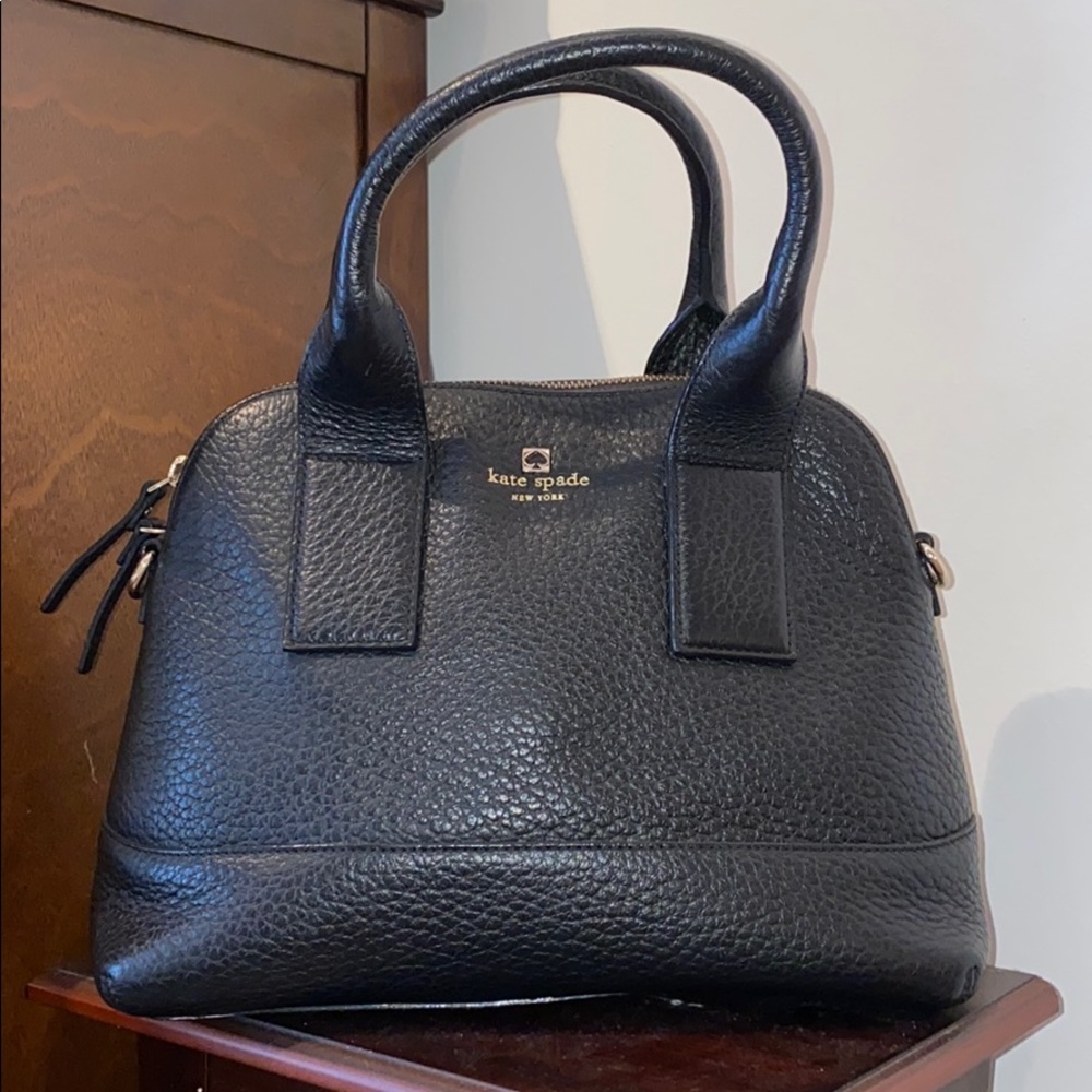 Black Kate Spade tote purse